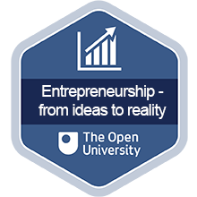 'Entrepreneurship – from ideas to reality' digital badge