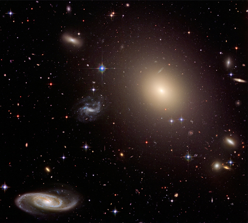 An image of the galaxy cluster Abell S0740.