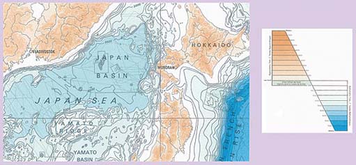 What Do The Colors Denote In A Bathymetric Chart