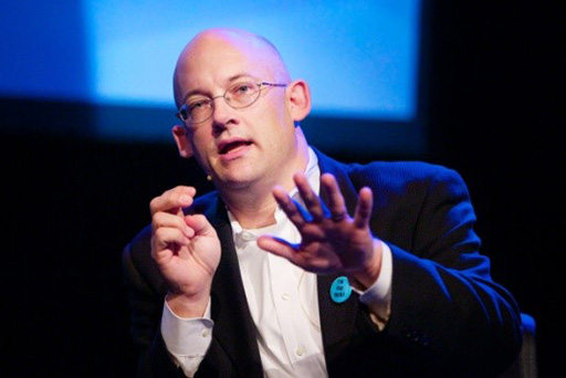 A photograph of Clay Shirky.