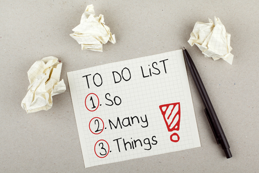 Photo of a to-do list