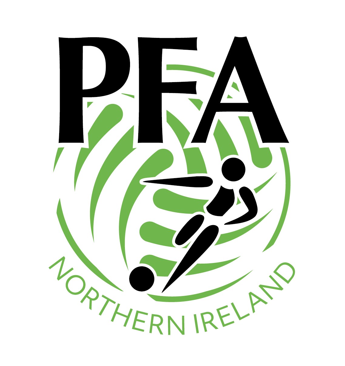 Logo of the Professional Footballers Association Northern Ireland.