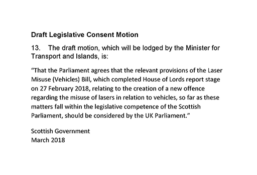 Figure 4 provides an example of a legislative consent motion.
