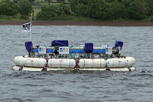 AWS-III in 1:9 scale test on Loch Ness, Scotland