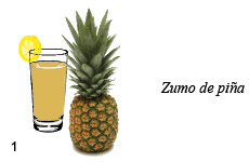 A glass of pineapple juice