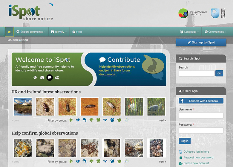 iSpot homepage