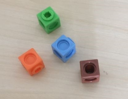Four multi-link cubes