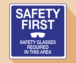 A safety sign