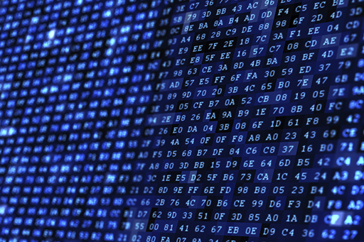 An image of a data algorithm