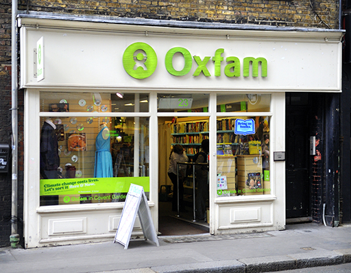 An Oxfam shop
