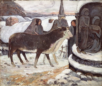 Paul Gauguin, Christmas Night (The Blessing of the Oxen), 1894/1903, oil on canvas, 71 x 83 cm.