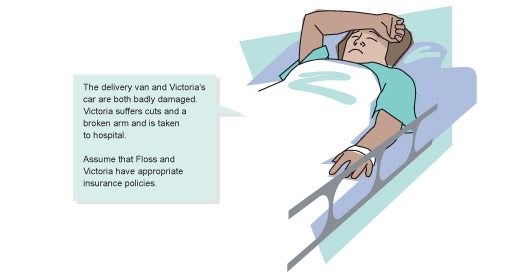 Victoria breaks her arm