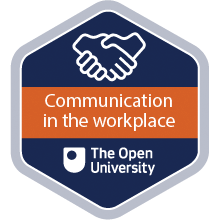 'Effective communication in the workplace' digital badge