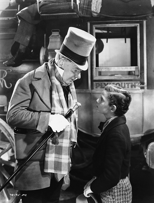 The image is of the actor W C Fields as Mr Micawber in the 1935 film David Copperfield.