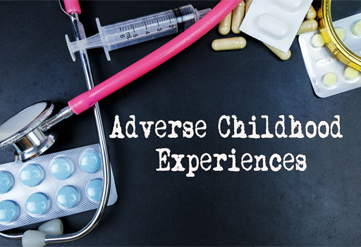 This is a poster containing the words ‘Adverse Childhood Experiences’.