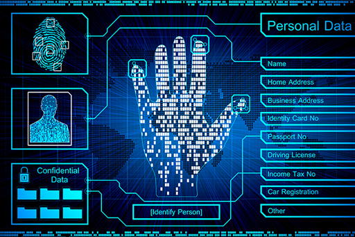A digital handprint.