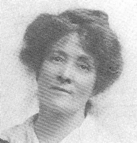 This is a photograph of Ada Nield Chew.