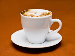 Photo of a cup of coffee