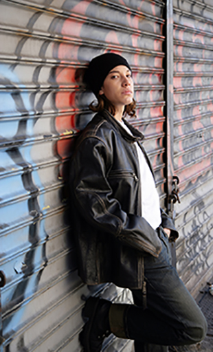 This is a photograph of a young woman.