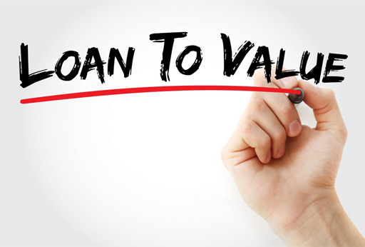 This shows the wording ‘Loan to value’ being written and underlined on a screen.