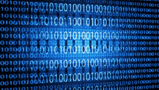 An illustration of binary code.