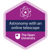 Astronomy with an online telescope