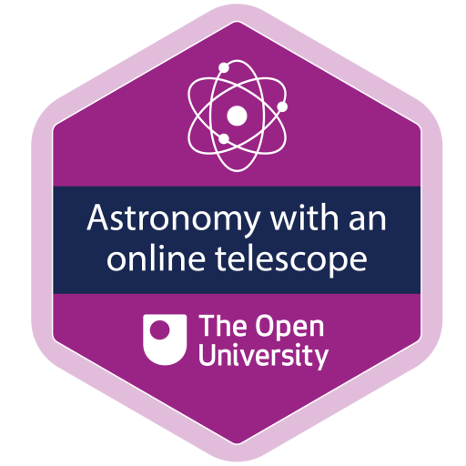 Astronomy with an online telescope