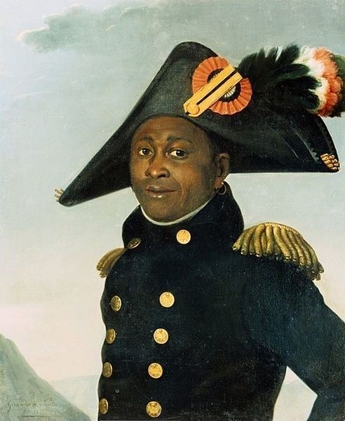An illustration of Toussaint Louverture.