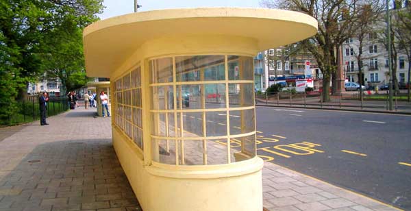 Art deco bus shelters in Brighton [Image: Catchesthelight under CC-BY-NC-ND licence] 