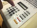 Fax machine buttons