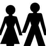 Symbols for female and male