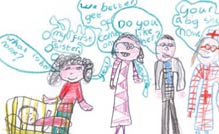 Siblings image by 7 year-old Grace, Silverstone CofE Junior School
