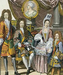 William III and his British family