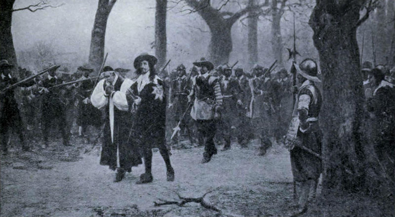 Charles I going to execution By Henry J Mullen