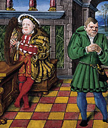Henry VIII and his servant