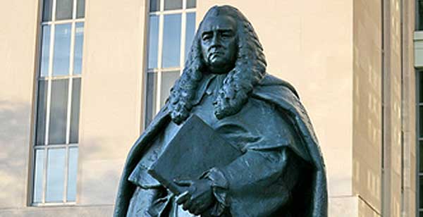 Statue of Sir William Blackstone