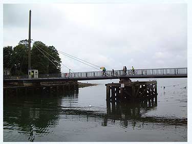 A modern image of the Swing Bridge