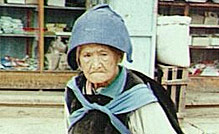 An elderly lady in China