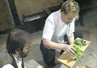 Gordon adds the vegetables