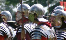 Roman soldiers re-enactment