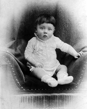 Adolf Hitler as a baby (c.1889-90)