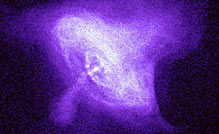 The heart of the Crab Nebula (image copyright NASA/ CXC/ASU/ J. Hester et al.)