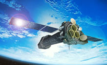 Illustration of the European Space Agencys X-ray observatory XMM-Newton satellite. (Image copyright ESA-Ducros)