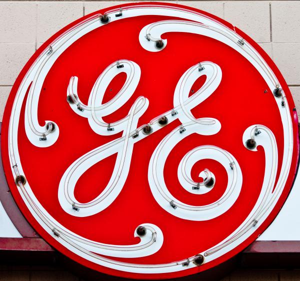 General Electric advertising sign