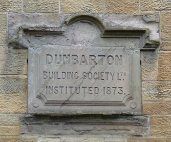 Dumbarton Building Society plaque