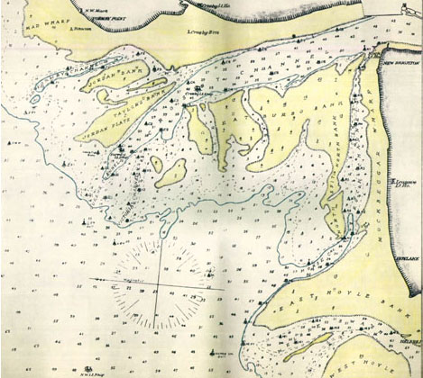 Liverpool Bay 1862 - Chart