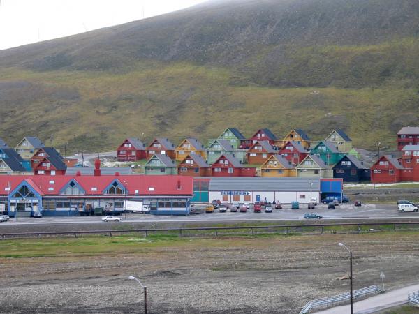 Colourful houses in the Arctic