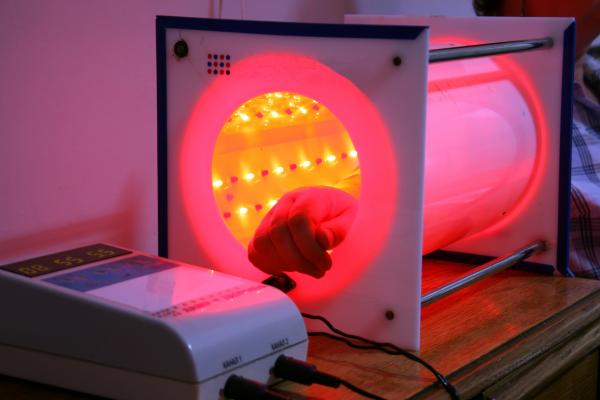 A laser being used in medical treatment