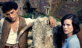 Rufus Sewell and Kate Beckinsale in the BBC 1995 production of Cold Comfort Farm