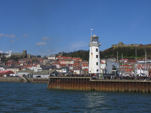 Scarborough view from sea